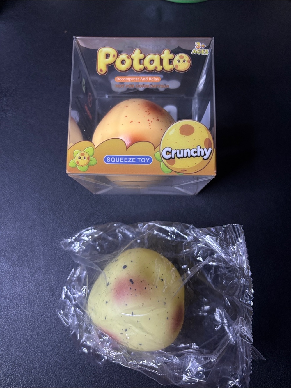 New CRUNCHY & VASELINE Potato Squishy Set of 2